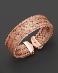 Fifth Season by Roberto Coin Rose Silver Small Cuff Fifth Season by Roberto Coin Rose Silver Small Cuff