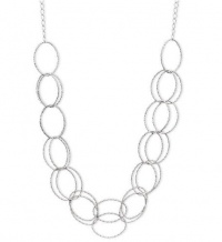 Giani Bernini Sterling Silver Necklace, 20 Diamond Cut Double Layer Necklace Giani Bernini Sterling Silver Necklace, 20 Diamond Cut Double Layer Necklace