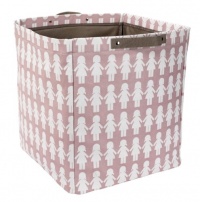 DwellStudio Storage Bin, Paper Dolls, Large DwellStudio Storage Bin, Paper Dolls, Large
