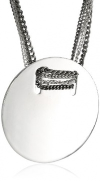 Kenneth Cole New York Geometric Pave Chain Woven Circle Pendant Necklace, 22 Kenneth Cole New York Geometric Pave Chain Woven Circle Pendant Necklace, 22