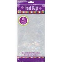 Treat Bags 5X11 20/Pkg-Clear Treat Bags 5X11 20/Pkg-Clear