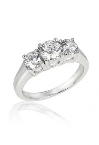 Effy Jewlery 14K White Gold 3-Stone Diamond Engagement Ring, 1.5 TCW Ring size 7 Effy Jewlery 14K White Gold 3-Stone Diamond Engagement Ring, 1.5 TCW Ring size 7