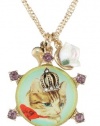 Betsey Johnson Vintage Kitty Cameo Pendant Necklace, 19