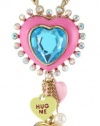 Betsey Johnson Heart Candy Boost Candy Heart Pendant Necklace, 19