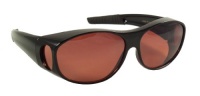 Sun Shield Fit Over Sunglasses with Blue Blocker HD Driving Lens & Spring Hinges - Fit Over Prescription Glasses (Large, Black Frame) Sun Shield Fit Over Sunglasses with Blue Blocker HD Driving Lens & Spring Hinges - Fit Over Prescription Glasses (Large, Black Frame)