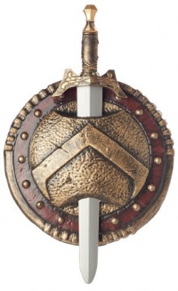 California Costumes Men's Spartan Combat Shield & Sword 12 California Costumes Men's Spartan Combat Shield & Sword 12