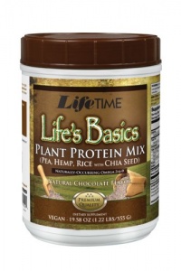 Lifetime Life's Basics Plant Protein Chocolate, 1.22-Pound Lifetime Life's Basics Plant Protein Chocolate, 1.22-Pound