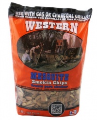 Western Mesquite Wood Smoking Chips 2 1/4 lb Bag Western Mesquite Wood Smoking Chips 2 1/4 lb Bag