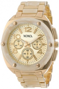XOXO Women's XO5646 Bone and Gold Bracelet Analog Watch XOXO Women's XO5646 Bone and Gold Bracelet Analog Watch