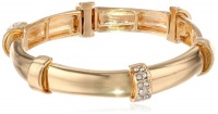 Kenneth Cole New York Bracelet Item Gold Pave Segmented Stretch Bracelet, 7.5 Kenneth Cole New York Bracelet Item Gold Pave Segmented Stretch Bracelet, 7.5