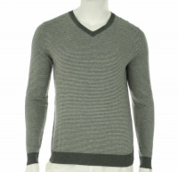 Alfani V-Neck Supima Sweater Charcoal Heather X-Large Alfani V-Neck Supima Sweater Charcoal Heather X-Large
