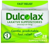 Dulcolax Laxative Suppositories, 28 Count Dulcolax Laxative Suppositories, 28 Count