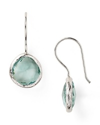 Coralia Leets has refined daytime jewelry by blending natural stones with elegantly simple construction. Here the designer combines apetite and sterling silver to create a pair of delicate drop earrings. Coralia Leets has refined daytime jewelry by blending natural stones with elegantly simple construction. Here the designer combines apetite and sterling silver to create a pair of delicate drop earrings.