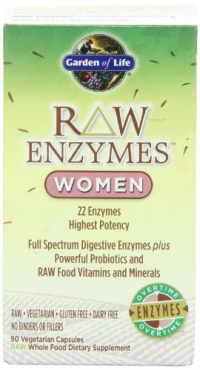 Garden of Life Raw Enzymes Women,90 Vegetarian Capsules Garden of Life Raw Enzymes Women,90 Vegetarian Capsules