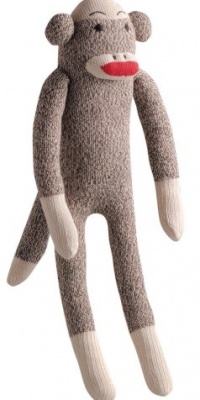 Multipet Plush Dog Toy, Sock Monkey Multipet Plush Dog Toy, Sock Monkey