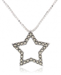 Judith Jack Mini Items Sterling Silver, Marcasite Star Pendant Necklace, 18 Judith Jack Mini Items Sterling Silver, Marcasite Star Pendant Necklace, 18