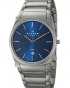 Skagen Men's 859LSXN Skagen Denmark Steel Links & Blue Dial Watch