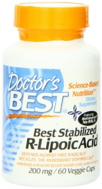 Doctor's Best Stabilized R-Lipoic Acid, 60 Count Doctor's Best Stabilized R-Lipoic Acid, 60 Count