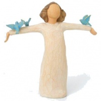 Willow Tree Happiness Angel Figurine, Susan Lordi 26130 Willow Tree Happiness Angel Figurine, Susan Lordi 26130