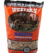 Western Mesquite Wood Smoking Chips 2 1/4 lb Bag