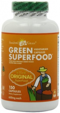 Amazing Grass Green Super Food , 150 Vegetarian Capsules Amazing Grass Green Super Food , 150 Vegetarian Capsules