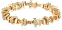 Kenneth Cole New York Bracelet Item Gold Pave Shaky Square Bead Stretch Bracelet, 7.5 Kenneth Cole New York Bracelet Item Gold Pave Shaky Square Bead Stretch Bracelet, 7.5