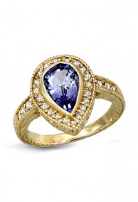Effy Jewlery 14K Yellow Gold Tanzanite and Diamond Ring, 2.01 TCW Ring size 7 Effy Jewlery 14K Yellow Gold Tanzanite and Diamond Ring, 2.01 TCW Ring size 7