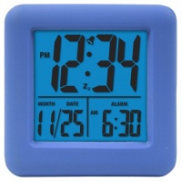 Equity by La Crosse 70905 Soft Blue Cube LCD Alarm Clock Equity by La Crosse 70905 Soft Blue Cube LCD Alarm Clock