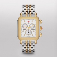Michele Deco Xl Day, Diamond Dial Two Tone Mww06z000014 Michele Deco Xl Day, Diamond Dial Two Tone Mww06z000014