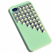 Fashion Punk Studs and Spikes Mobile Phone Case for iPhone 4/4S DIY Studs Case Fashion Punk Studs and Spikes Mobile Phone Case for iPhone 4/4S DIY Studs Case