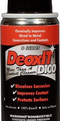 DeoxIT® D100 Spray (NSN-6850-01-435-6478) 100% solution 57 g DeoxIT® D100 Spray (NSN-6850-01-435-6478) 100% solution 57 g