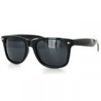 MJ Boutique's Glossy Black Wayfarer Sunglasses FREE POUCH MJ Boutique's Glossy Black Wayfarer Sunglasses FREE POUCH