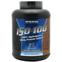 Dymatize Nutrition ISO 100, Whey Protein Powder, Gourmet Chocolate, 5 Pound