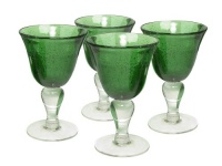 Artland Iris Wine, 8-Ounce, Green, Set of 4 Artland Iris Wine, 8-Ounce, Green, Set of 4