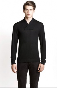 Armani Exchange Mens merino shawl sweater Armani Exchange Mens merino shawl sweater