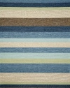 Liora Manne Ravella Stripe Rug, 8-Feet 3-Inch by 11-Feet 6-Inch, Denim