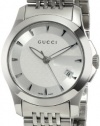 Gucci Women's YA126501 G-Timeless Silver Dial Stainless-Steel Bracelet Watch