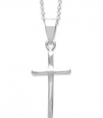 Giani Bernini Sterling Silver Necklace, Cross Pendant