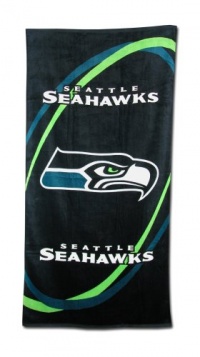Seattle Seahawks Fiber Reactive Pool/Beach/Bath Towel (Team Color) Seattle Seahawks Fiber Reactive Pool/Beach/Bath Towel (Team Color)
