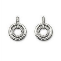 Rarelove Swarovski Elements Crystal Diamond Double Circle Stud Earrings Rarelove Swarovski Elements Crystal Diamond Double Circle Stud Earrings