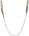 Kenneth Cole New York Urban Rings Square Bead Long Multi-Row Necklace, 42