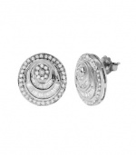 Effy Jewlery 14K White Gold Diamond Earrings, .78 TCW