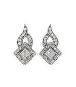 Effy Jewlery 14K White Gold Diamond Earrings, .50 TCW