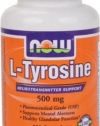 Now Foods L-Tyrosine 500mg, 120-Capsules