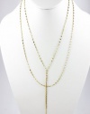 Macy's Necklace, 18 Twisted Chain 14K Gold Lariat Necklace