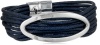 Kenneth Cole New York Oceans Blue Oval and Cord Multi-Row Bracelet, 7.5