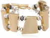 Kenneth Cole New York Metal Edge Geometric Bead Toggle Stretch Bracelet, 7.5