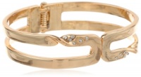 Kenneth Cole New York Shiny Metals Shiny Gold Twist Hinged Bangle Bracelet, 8 Kenneth Cole New York Shiny Metals Shiny Gold Twist Hinged Bangle Bracelet, 8