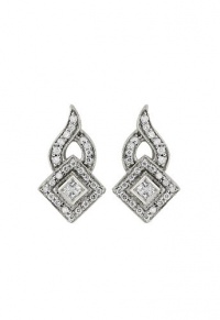 Effy Jewlery 14K White Gold Diamond Earrings, .50 TCW Effy Jewlery 14K White Gold Diamond Earrings, .50 TCW
