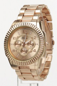 KARMAS CANVAS COLLECTION LARGE METAL FASHION WATCH (Rosegold) KARMAS CANVAS COLLECTION LARGE METAL FASHION WATCH (Rosegold)